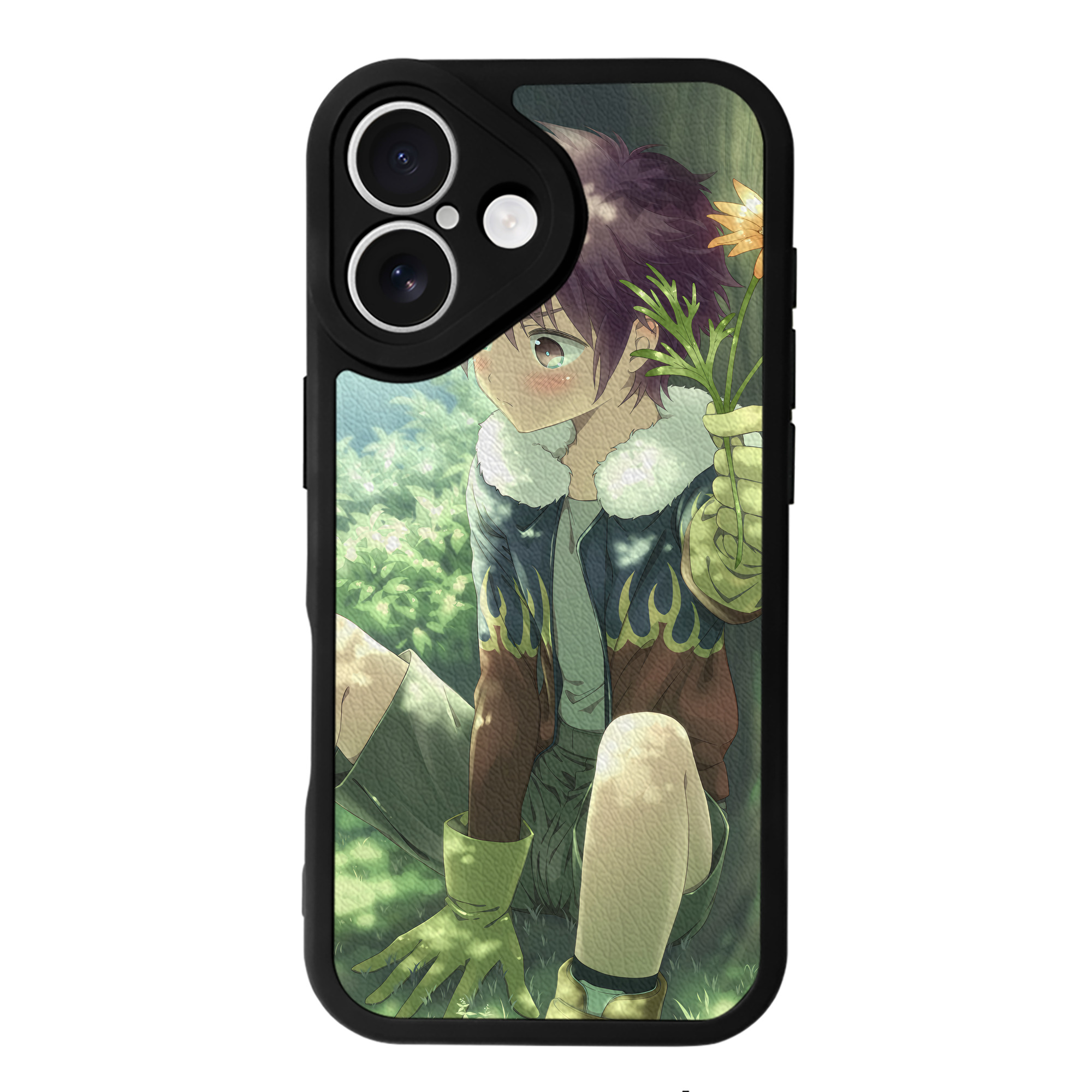 （画像用） Digimon デジタルモンスター/デジモン 【iPhone 16シリーズ対応】シリコンスマホケース（レザー調） 材質：シリコン